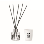 Conjunto aromático com difusor de fragrância e vela de cera vegetal cor branco vista principal
