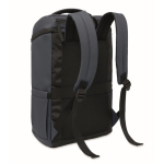 Mochila para portátil em PU com forro RPET com compartimento de 15'' cor azul-marinho segunda vista