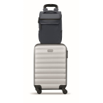 Mochila para portátil em PU com forro RPET com compartimento de 15'' cor azul-marinho