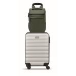 Mochila para portátil em PU com forro RPET com compartimento de 15'' cor verde-escuro