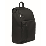 Mochila urbana em RPET com compartimento almofadado para portátil 15'' cor preto