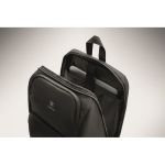 Mochila urbana em RPET com compartimento almofadado para portátil 15'' cor preto vista principal