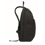 Mochila urbana em RPET com compartimento almofadado para portátil 15'' cor preto