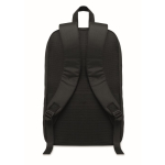 Mochila urbana em RPET com compartimento almofadado para portátil 15'' cor preto