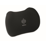 Almofada ergonómica de espuma viscoelástica para apoio lombar cor preto vista principal