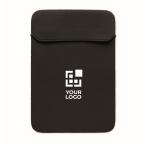 Capa para portátil em neoprene com 3 mm de espessura, tamanho para 16'' cor preto vista principal