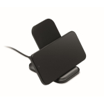 Suporte de carregamento s/ fios para telemóvel e carregamento USB-C 15W cor preto quinta vista