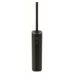 Powerbank alumínio reciclado com indicador de bateria e cabo 5.000mAh cor preto segunda vista