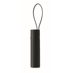 Powerbank alumínio reciclado com indicador de bateria e cabo 5.000mAh cor preto oitava vista