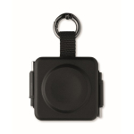Cabo com porta-chaves e carregamento rápido entrada USB-C 100W cor preto sétima vista
