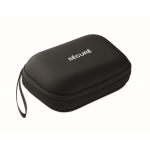 Kit de emergência 3 em 1 com rádio AM/FM e lanterna LED em saco térmico cor preto vista principal