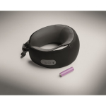 Almofada cervical de massagem em espuma viscoelástica com pega cor preto vista fotografia oitava vista