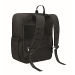 Mochila de viagem em nylon repelente à água com vários bolsos 20 L cor preto segunda vista