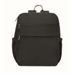 Mochila de viagem em nylon repelente à água com vários bolsos 20 L cor preto oitava vista