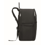 Mochila de viagem em nylon repelente à água com vários bolsos 20 L cor preto