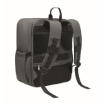 Mochila de viagem em nylon repelente à água com vários bolsos 20 L cor cinzento-escuro segunda vista