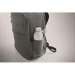 Mochila de viagem em nylon repelente à água com vários bolsos 20 L cor cinzento-escuro vista fotografia quarta vista