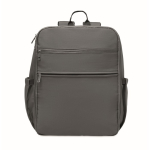 Mochila de viagem em nylon repelente à água com vários bolsos 20 L cor cinzento-escuro oitava vista