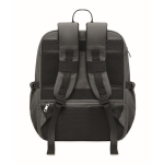 Mochila de viagem em nylon repelente à água com vários bolsos 20 L cor cinzento-escuro nona vista