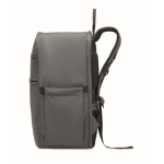 Mochila de viagem em nylon repelente à água com vários bolsos 20 L cor cinzento-escuro