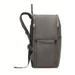 Mochila de viagem em nylon repelente à água com vários bolsos 20 L cor cinzento-escuro