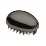 Escova de plástico e alumínio para cabelo com função desembaraçante cor preto