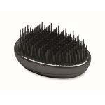 Escova de plástico e alumínio para cabelo com função desembaraçante cor preto segunda vista