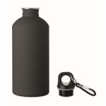 Garrafa de aço inoxidável reciclado antifugas 500 ml cor preto segunda vista