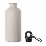Garrafa de aço inoxidável reciclado antifugas 500 ml cor branco segunda vista