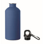 Garrafa de aço inoxidável reciclado antifugas 500 ml cor azul real segunda vista