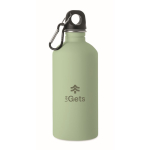 Garrafa de aço inoxidável reciclado antifugas 500 ml cor verde menta segunda vista principal