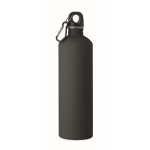 Garrafa de aço inoxidável reciclado com mosquetão 750 ml cor preto