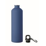 Garrafa de aço inoxidável reciclado com mosquetão 750 ml cor azul real segunda vista