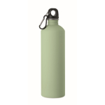 Garrafa de aço inoxidável reciclado com mosquetão 750 ml cor verde menta