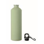 Garrafa de aço inoxidável reciclado com mosquetão 750 ml cor verde menta segunda vista