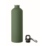 Garrafa de aço inoxidável reciclado com mosquetão 750 ml cor verde-escuro segunda vista