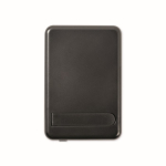 Conjunto de viagem com powerbank magnético 5.000mAh e carregador USB-C cor preto nona vista