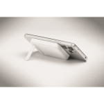 Conjunto de viagem com powerbank magnético 5.000mAh e carregador USB-C cor branco vista fotografia quarta vista