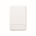 Conjunto de viagem com powerbank magnético 5.000mAh e carregador USB-C cor branco nona vista