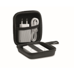 Conjunto de viagem com powerbank magnético 5.000mAh e carregador USB-C cor branco décima vista