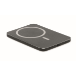 Powerbank magnética ultrafina em alumínio reciclado com cabo 5.000mAh cor preto