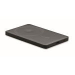 Powerbank magnética em alumínio reciclado com cabo e anel 5.000mAh cor preto