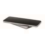 Powerbank magnética em alumínio reciclado com cabo e anel 5.000mAh cor prateado mate segunda vista