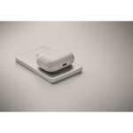 Powerbank magnética em alumínio reciclado com cabo e anel 5.000mAh cor prateado mate vista fotografia sétima vista