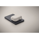 Powerbank magnética em alumínio reciclado com cabo e anel 5.000mAh cor azul-marinho vista fotografia sétima vista