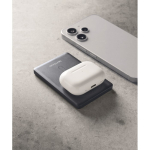 Powerbank magnética em alumínio reciclado com cabo e anel 5.000mAh cor azul-marinho vista principal