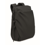 Mochila de nylon repelente à água compatível com portátil de 16” cor preto