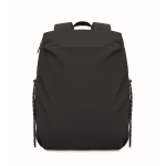 Mochila de nylon repelente à água compatível com portátil de 16” cor preto sétima vista