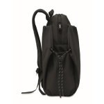 Mochila de nylon repelente à água compatível com portátil de 16” cor preto oitava vista