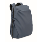 Mochila de nylon repelente à água compatível com portátil de 16” cor preto mate